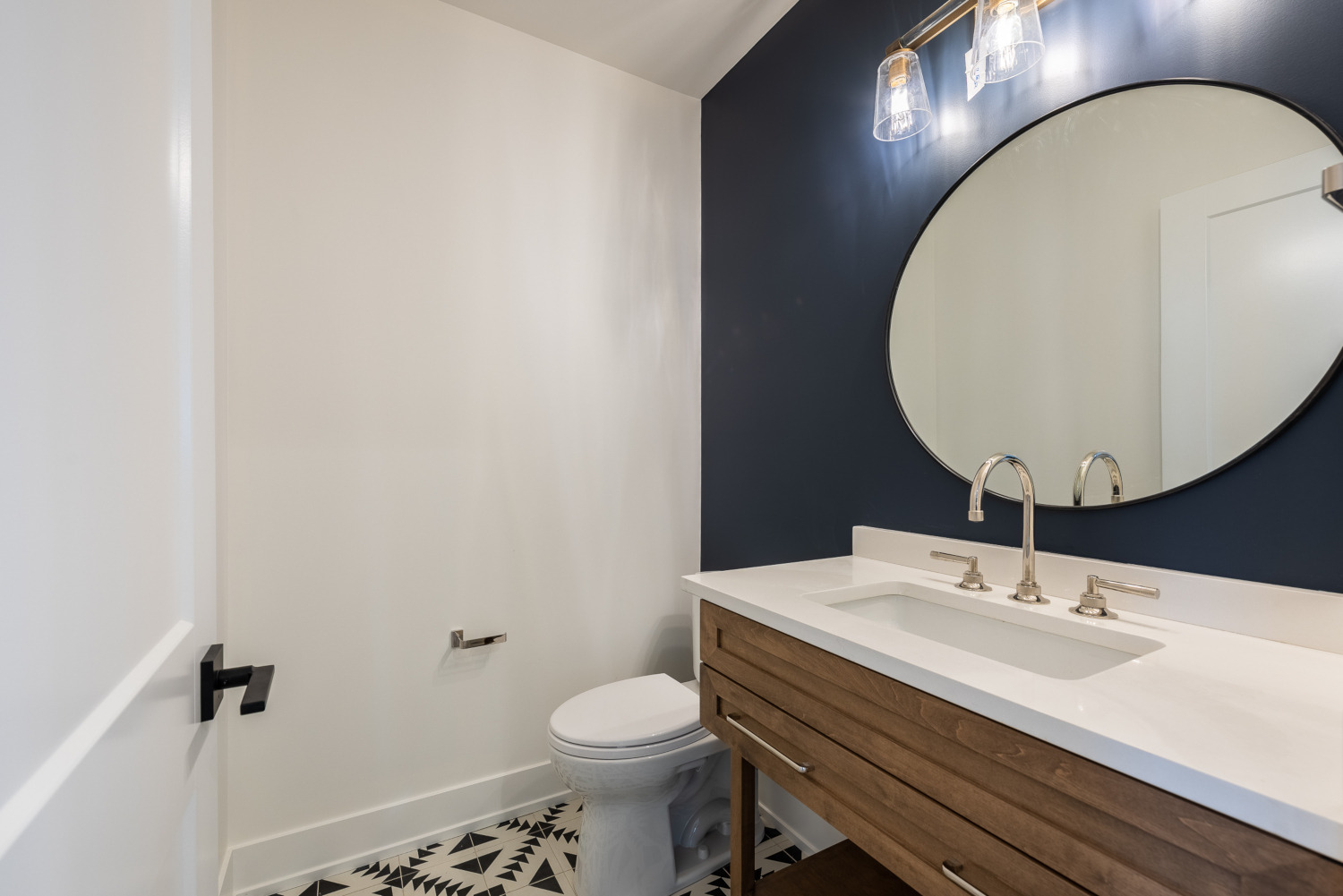 Custom Home - bathroom toilet and sink - by Platinum Builders