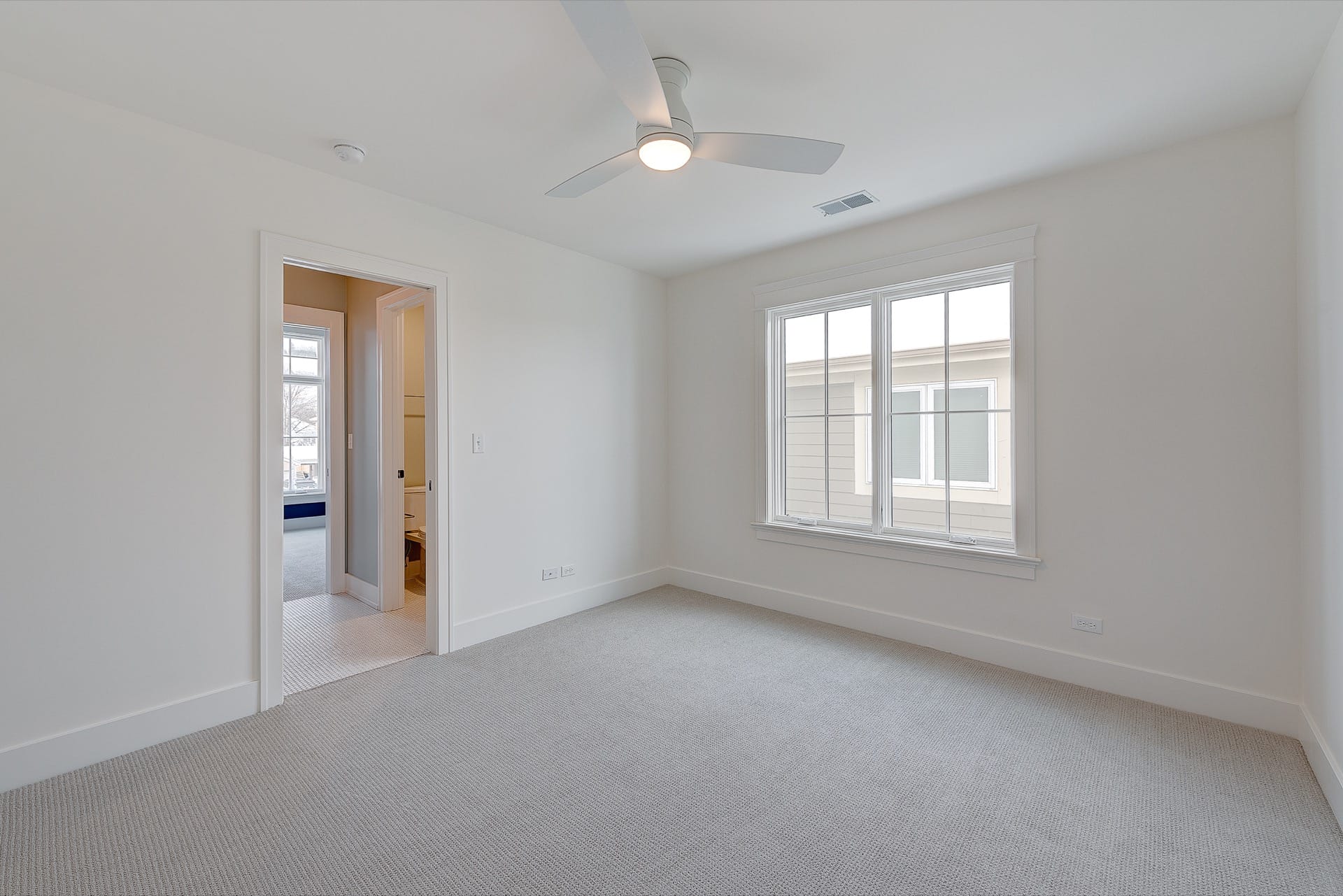 New Construction home in Downers Grove - additional bedroom with jack and jill bathroom.