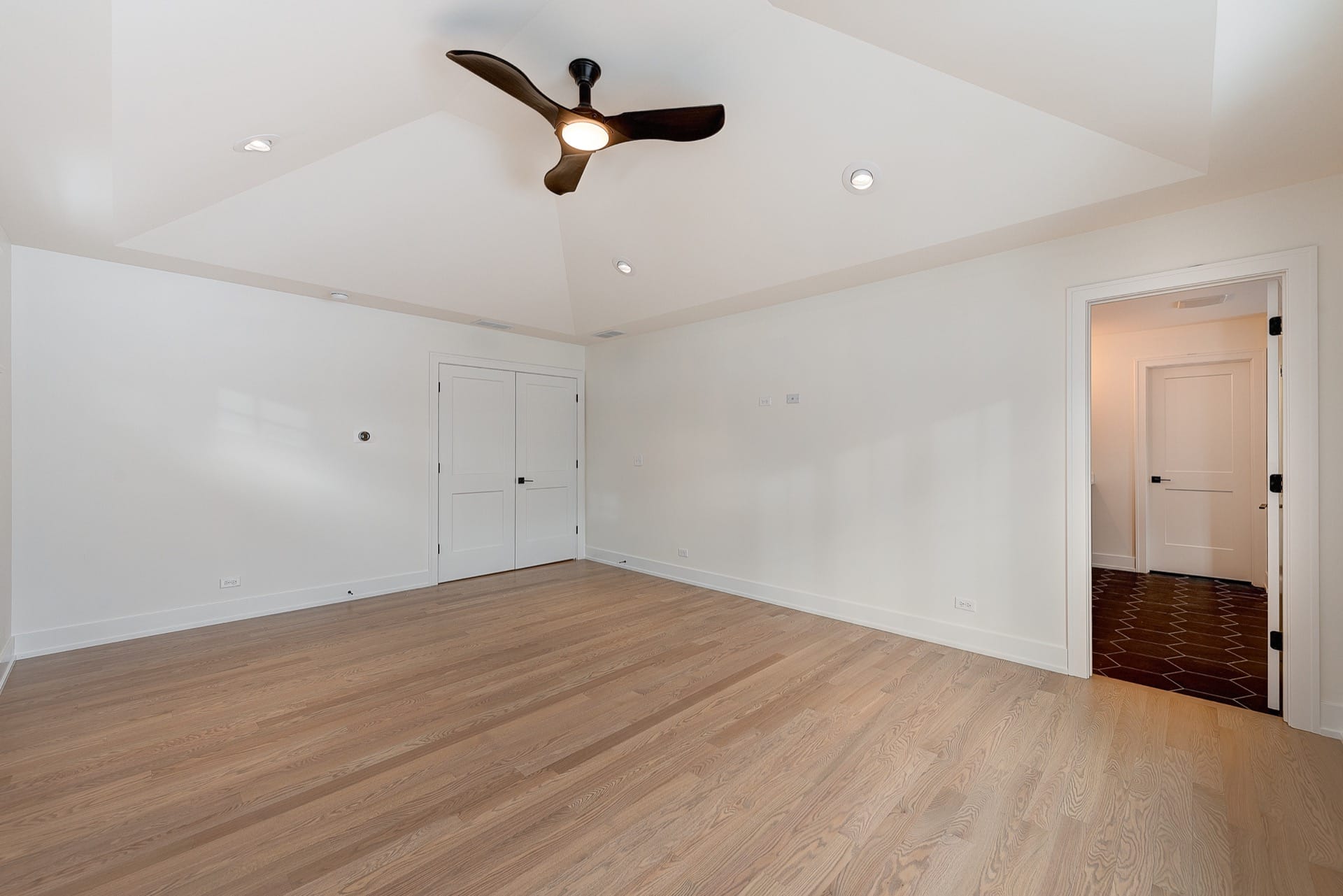 New Construction home in Downers Grove - master bedroom.
