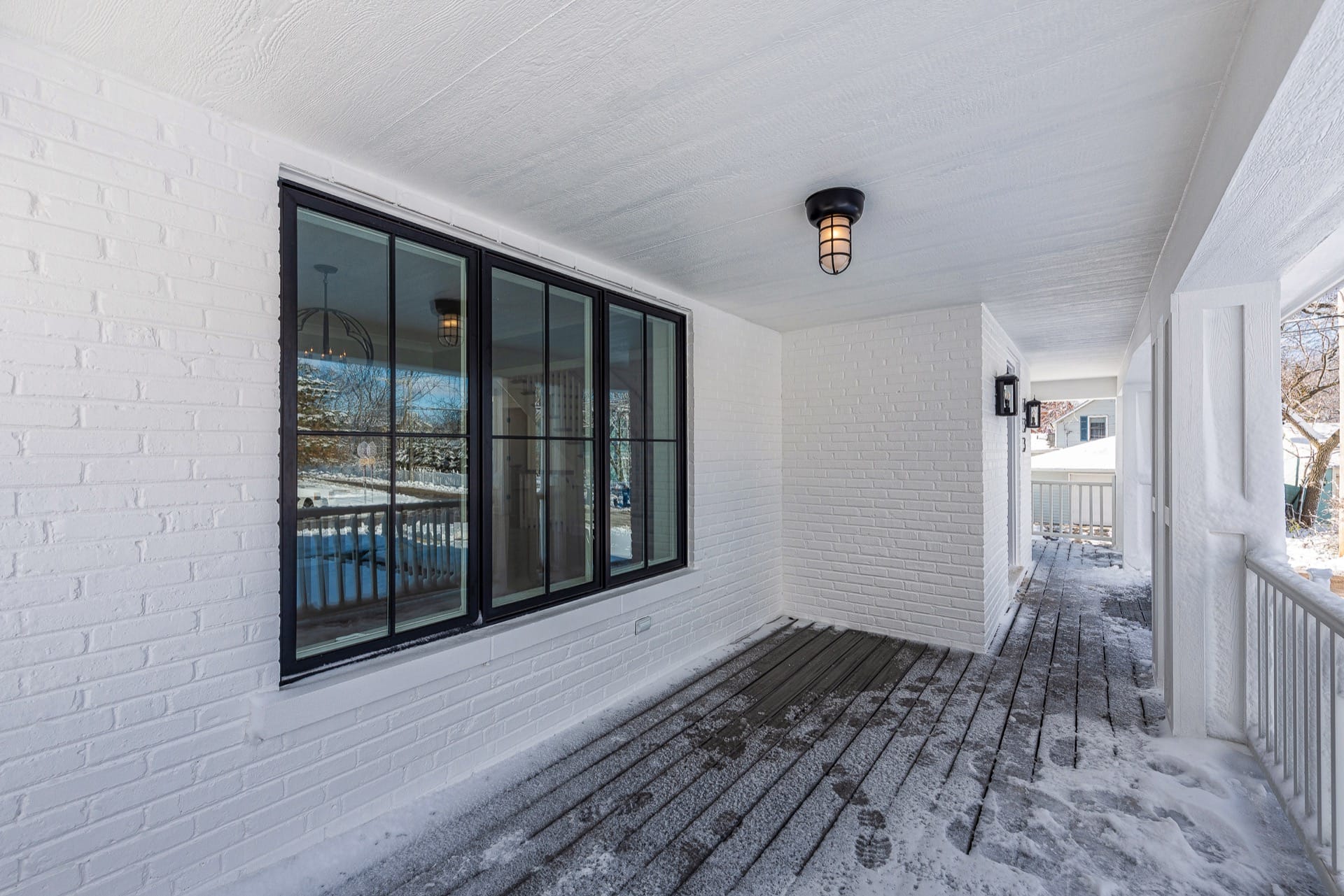 New Construction home in Downers Grove - view of the front porch.