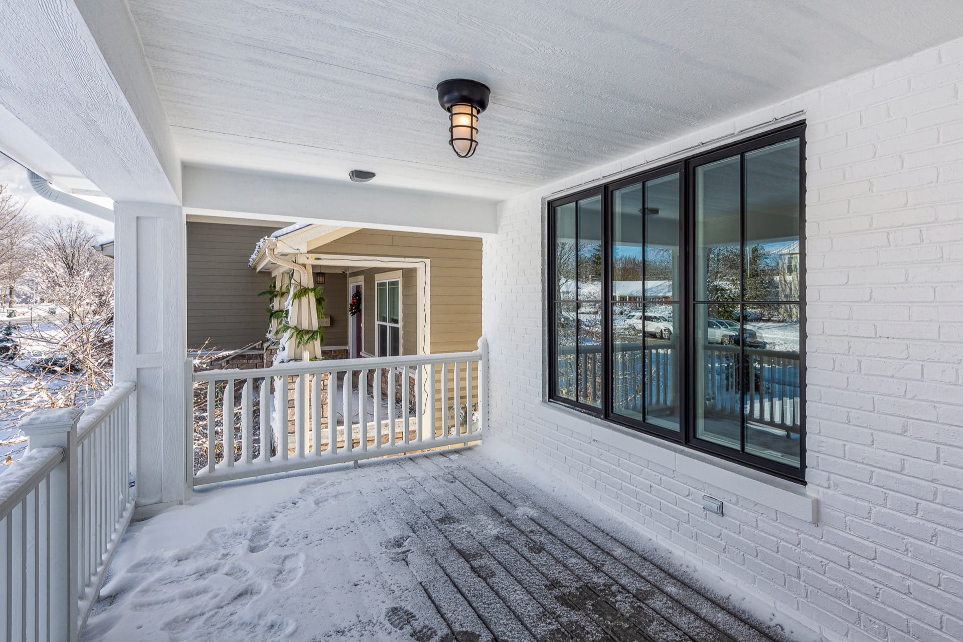 New Construction home in Downers Grove - view of the front porch.