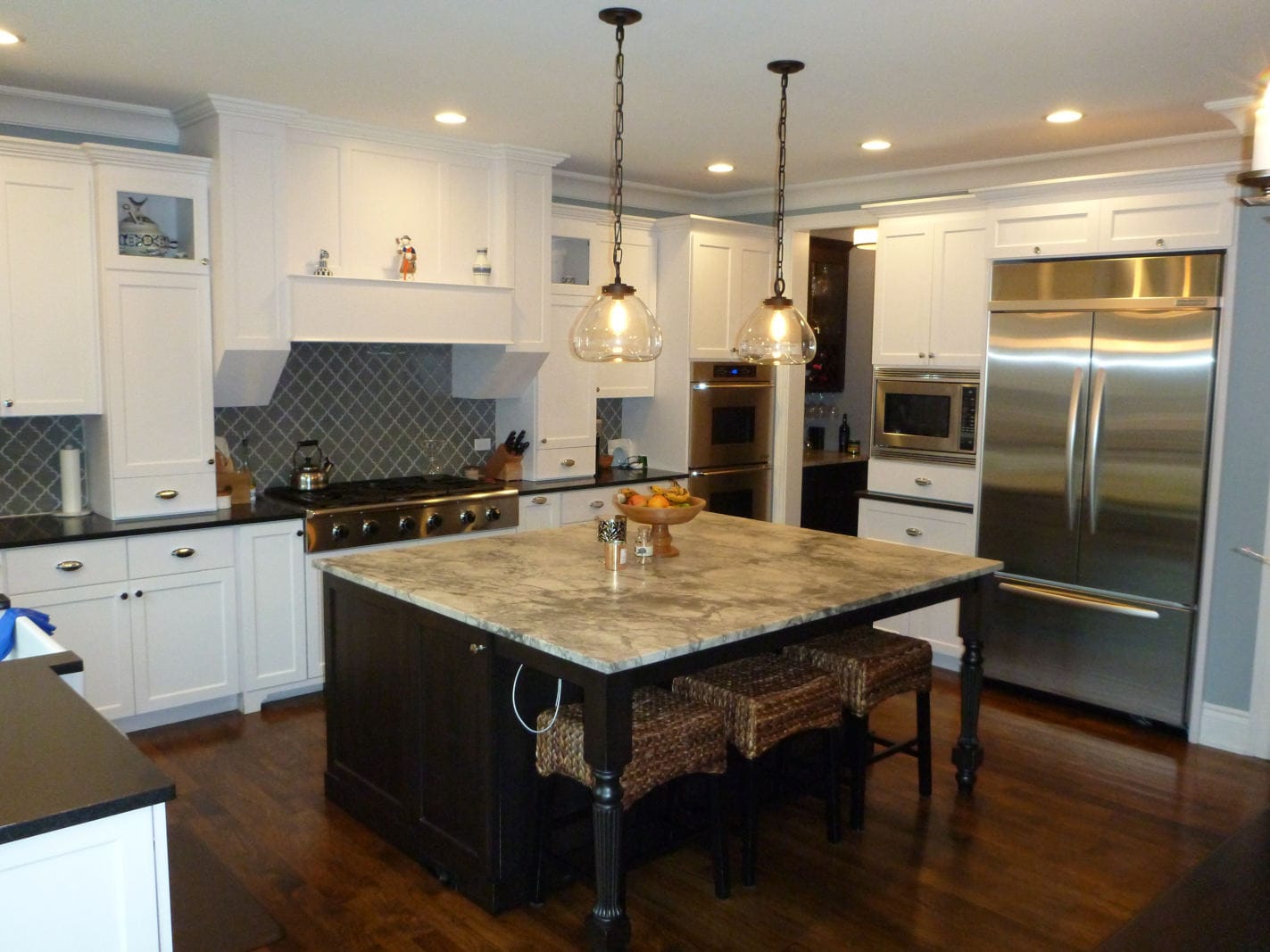 High end kitchen of custom home in Downers Grove | Platinum Builders